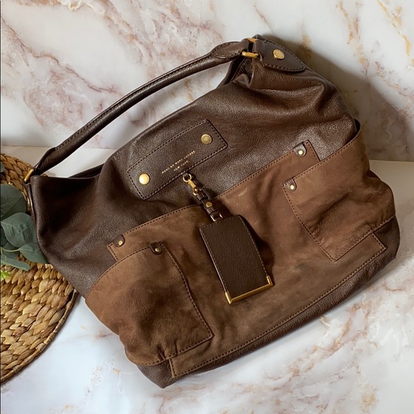 Marc By Marc Jacobs Handbags - Marc Jacobs brown leather & suede hobo bag